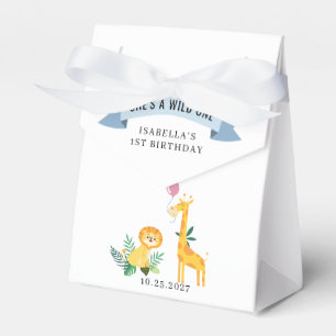 Ballotins Première Anniversaire Forêt Animaux Lion Giraffe