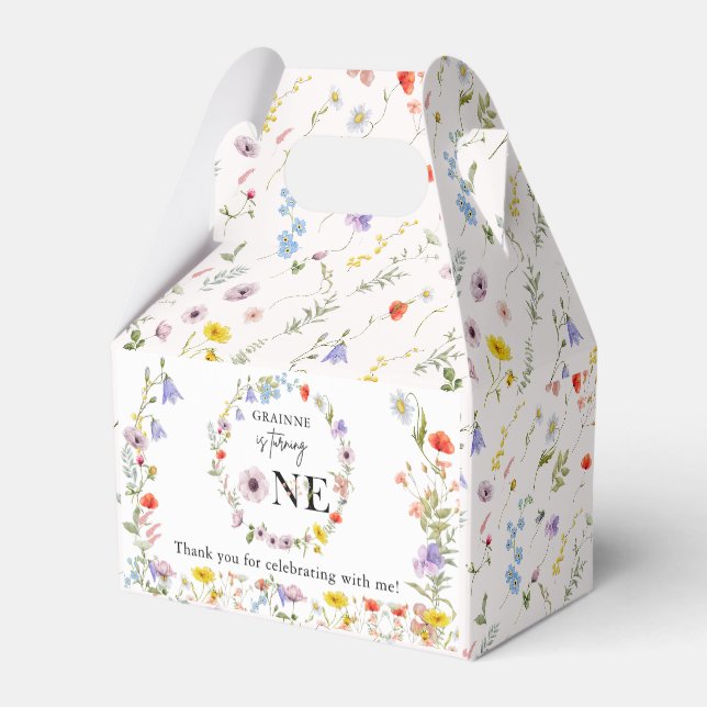Ballotins Première fête d'anniversaire du Fleur sauvage du p (Arrière)