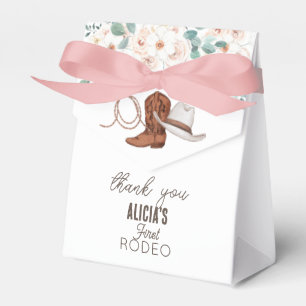 Ballotins Première Rodéo Cowgirl Western Floral 1er Annivers