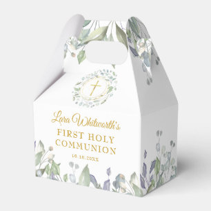 Ballotins Première Sainte Communion Couronne de Laurier Croi