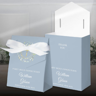 Ballotins Première Sainte Communion Verdure Garland Dusty Bl