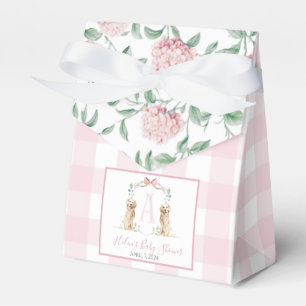 Ballotins Preppy Southern Rose Girl Baby shower chien