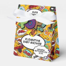 Ballotins Prêt à pop Baby shower amusant Comic Book