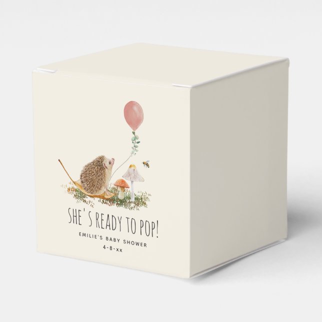 Ballotins Prêt à pop champignons Hérisson Fille de balloon (Verso)