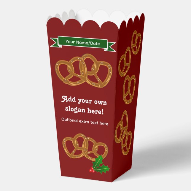 Ballotins Pretzels de Noël - Fun Festif Snacking de vacances (Recto)