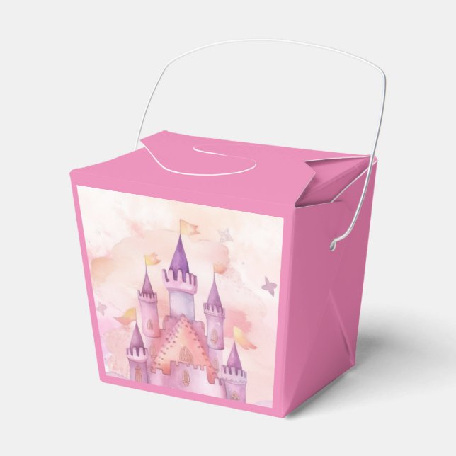 Ballotins princesse anniversaire faveurs boîte (Verso)