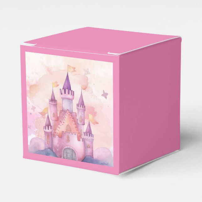 Ballotins princesse anniversaire faveurs boîte (Verso)