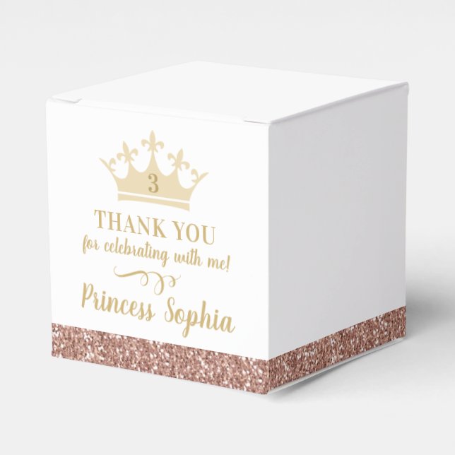 Ballotins Princesse Merci de la Couronne fête d'anniversaire (Verso)