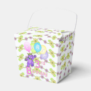 Ballotins Princesse Teddy Bear 3e fête d'anniversaire perso
