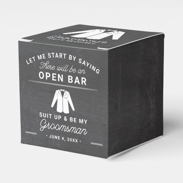 Ballotins Proposition Groomsman Serez-Vous Mon Groomsman (Verso)