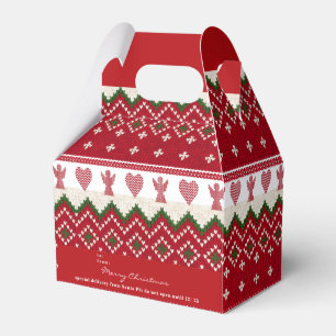 Ballotins Pull Ugly Sweater Noël Tricoté Hygge Anges Cœurs