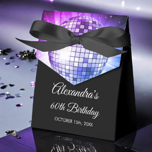 Ballotins Purple 60e anniversaire Disco Ball 70's