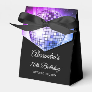 Ballotins Purple 70th Birthday Party 70's Disco Ball