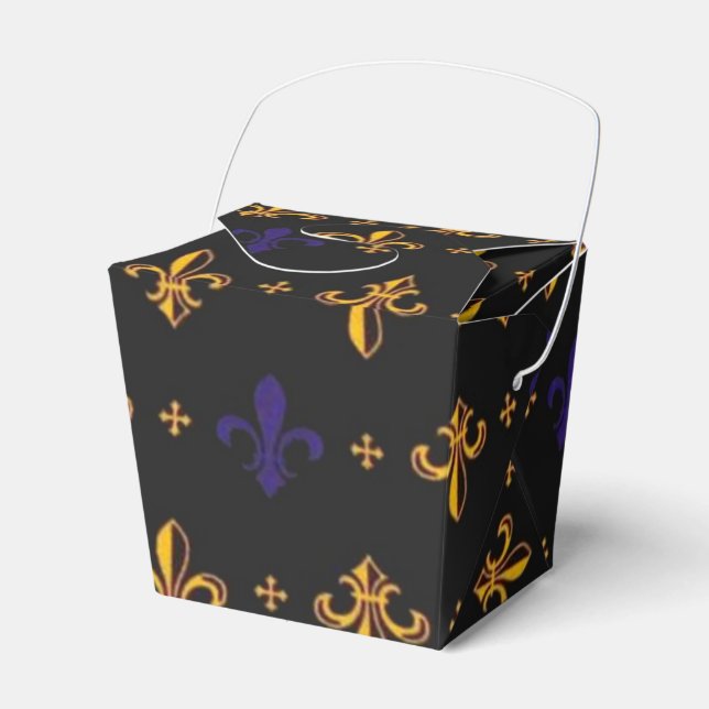Ballotins Purple et Gold Fleurs De Lis (Verso)