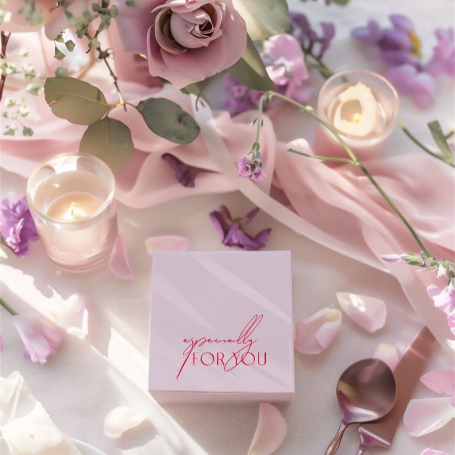 Ballotins Purple & Magenta Moderne spécialement pour vous Ma (Modern Purple & Magenta Especially For You Wedding Favor Boxes)