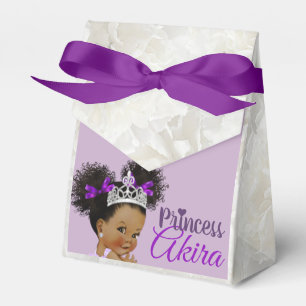Ballotins Purple White African Princess Baby shower Royal