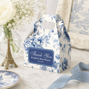 Ballotins Quelque chose de bleu floral français Toile Chinoi