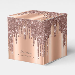 Ballotins Quinceañeras Douce 16e Parties scintillant Rose n