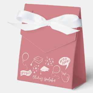Ballotins Quirky Doodle Graduation Party Blush rose