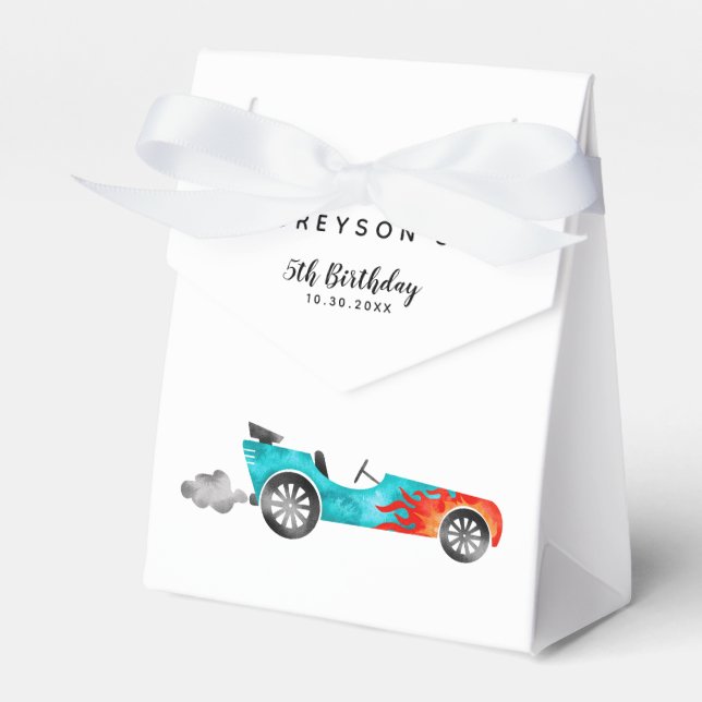 Ballotins Race Car Boy Fête d'anniversaire (Verso)