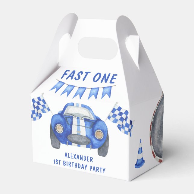 Ballotins Race Car Première fête d'anniversaire (Verso)
