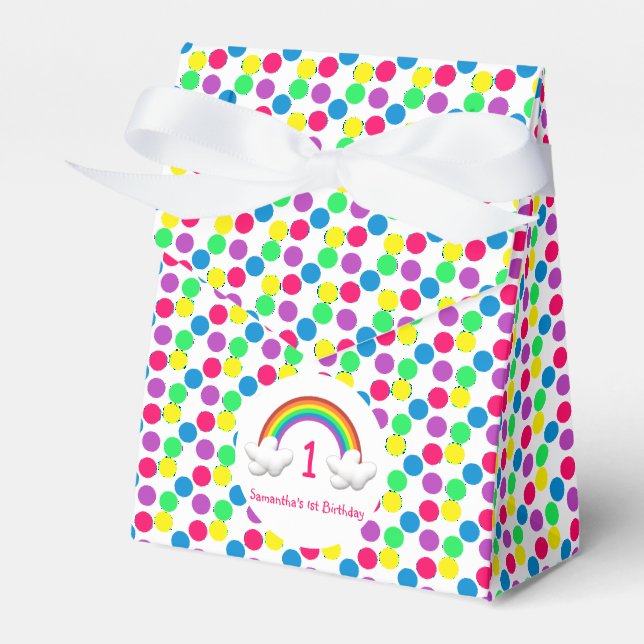 Ballotins Rainbow Girl N'importe quel âge Anniversaire (Verso)
