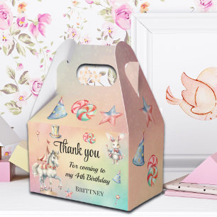 Ballotins Rainbow Pastel w Animaux 4e anniversaire