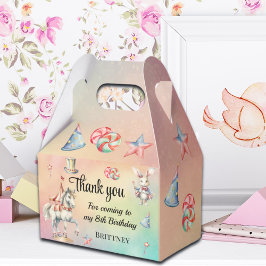 Ballotins Rainbow Pastel w Animaux 8e anniversaire Ballotin
