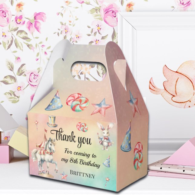 Ballotins Rainbow Pastel w Animaux 8e anniversaire Ballotin (Créateur téléchargé)