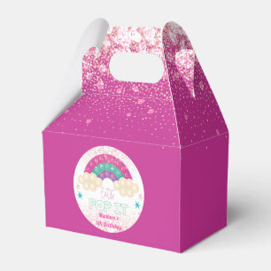 Ballotins Rainbow Pop It Girl Anniversaire rose