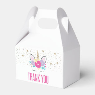 Ballotins Rainbow Unicorn Ballotin de fête d'anniversaire