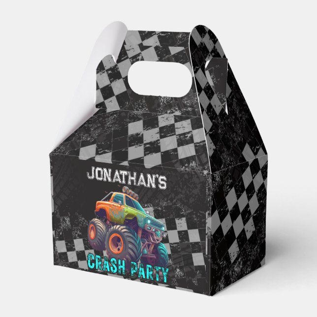 Ballotins Rallye Camion Enfants Monster Anniversaire (Verso)