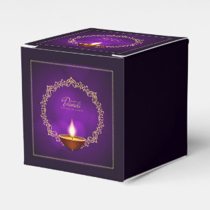 Ballotins Rapprocher le joyeux Diwali violet