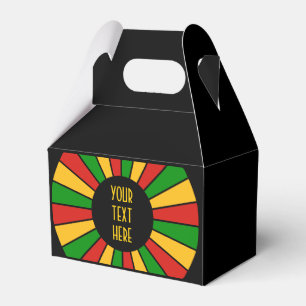 Ballotins RASTAFARI FLAG BOUTON RAYS + votre signe ou votre 