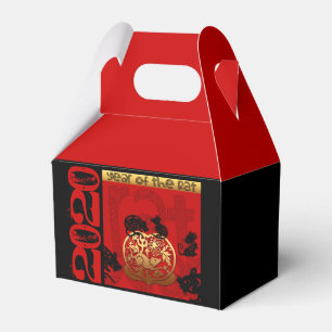 Ballotins Rat mignon chinois Année 2020 Zodiac Anniversaire 