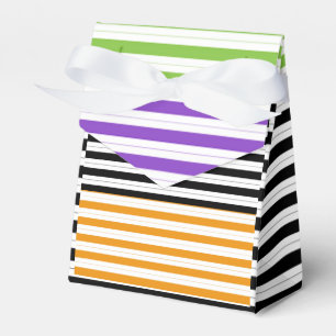Ballotins Rayures Halloween Violet Vert Noir Orange