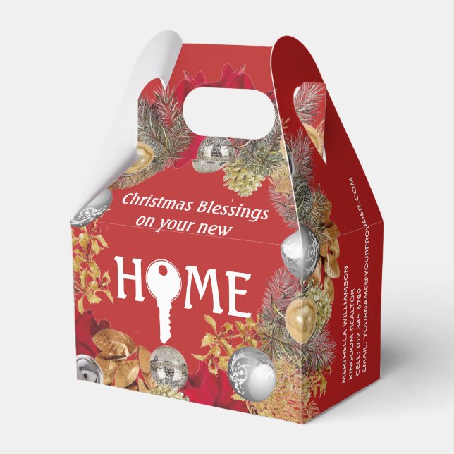 Ballotins Realtor NOUVELLE MAISON Fermer Cadeau NOËL (Verso)