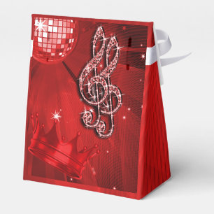Ballotins Red Disco Ball, Music Notes et Ballotin de la Cour