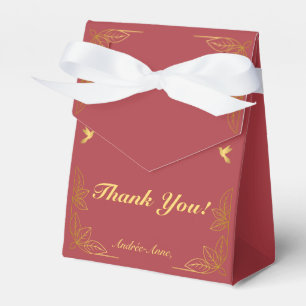 Ballotins Red Gold moderne 50 Fabuleux Merci d'anniversaire