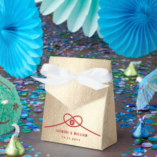 Ballotins Red Knot Union Double Bonheur Mariage chinois