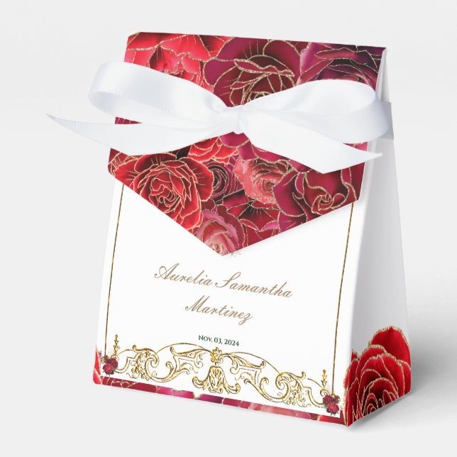 Ballotins Red Roses, Ballotin de Quinceañera (Verso)