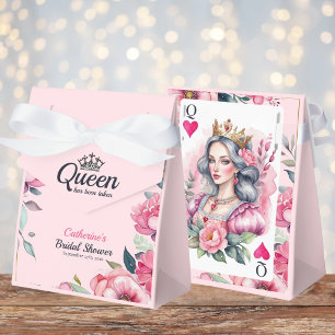 Ballotins Reine de Cœur Carte à Jouer Rose Baby Shower Maria