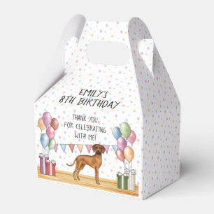 Ballotins Remerciement d'anniversaire au pastel pour chien R