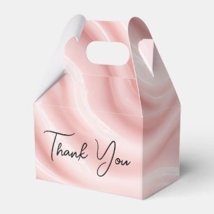 Ballotins Remerciement Design Abstrait Crème Rose