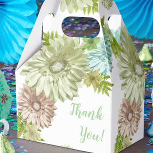 Ballotins Remerciement pour Baby In Bloom Brunch Shower Vert