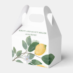 Ballotins Remerciements de mariage aux citrons siciliens aqu