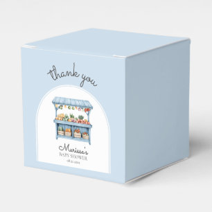 Ballotins Remerciements Marché Fermier Bleu Baby Shower Garç
