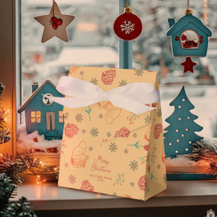 Ballotins renard mignon - Baies et flocons de neige– Noël Ré