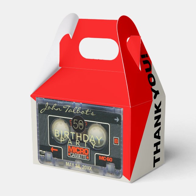 Ballotins Rétro Micro Audiotape 50e anniversaire Merci GFB (Verso)