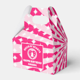 Ballotins Retro Reine des Coeurs Rose fête d'anniversaire